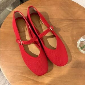 Elegant Red Women's Flats